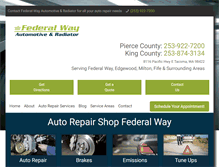Tablet Screenshot of federalwayautomotive.com